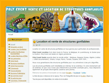 Tablet Screenshot of jeux-gonflables.net